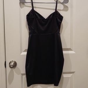 NWOT WINDSOR Black Lace Mini Dress
